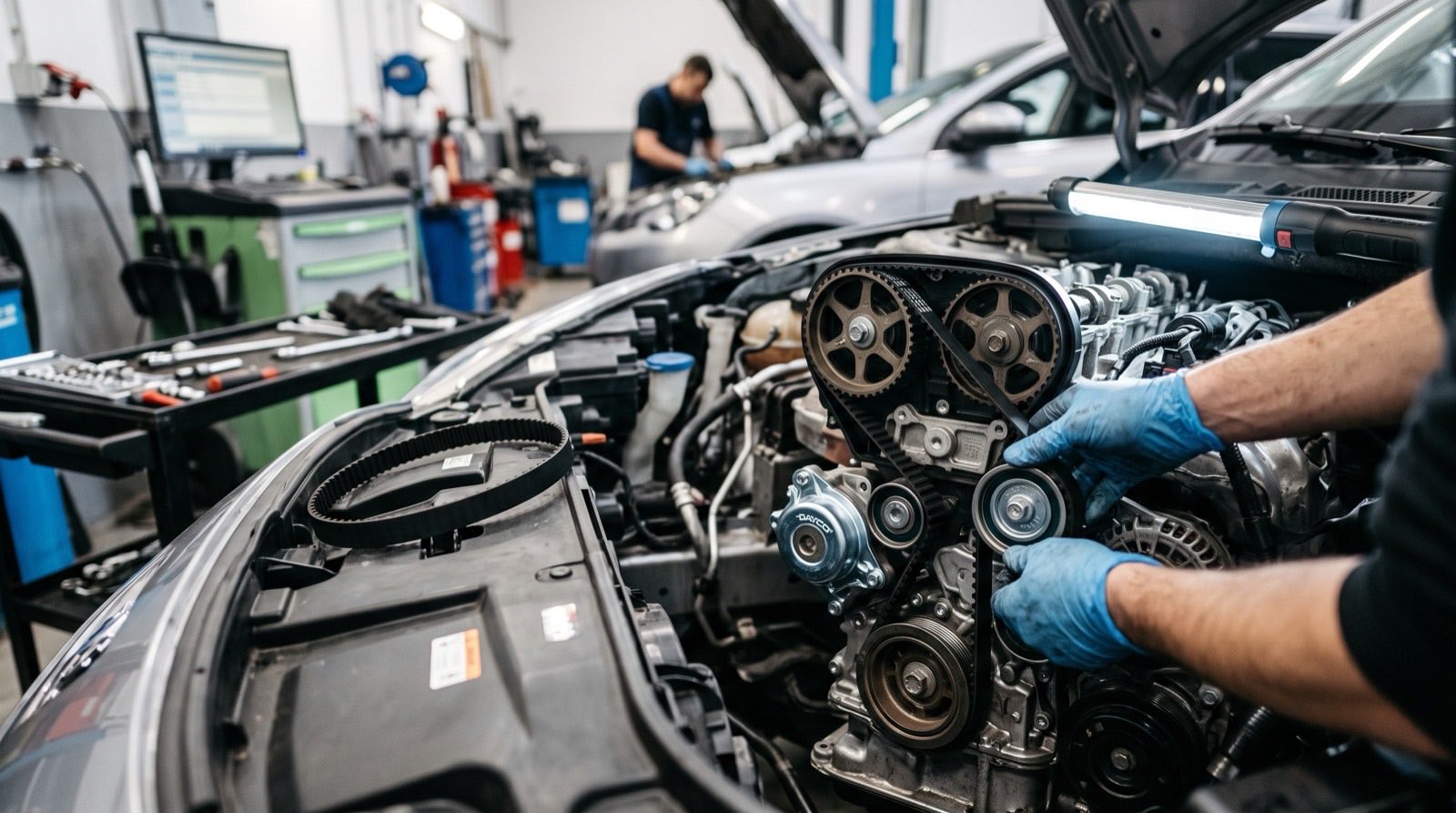 Courroie & chaîne de distribution dans l'atelier Bouchy Automobiles à Grièges